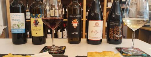 5 Ligurian Wines with Pesto and Focaccia and Cheese