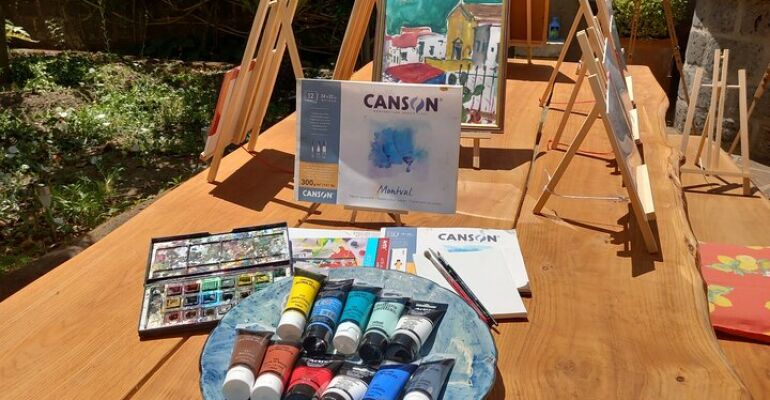 Sant'Agata Painting Class in Private Garden