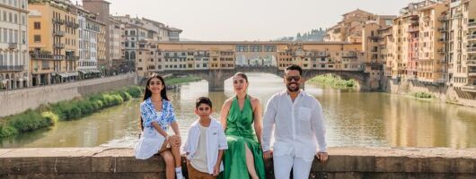 Professional Photoshoot In Florence with Flying Dress Rental