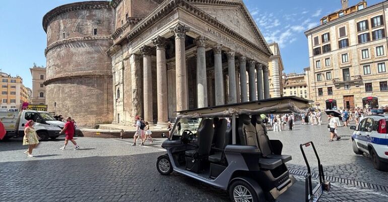 Rome Scenic Golf Cart Tour Adventure