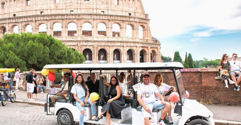 Rome Private Golf Cart Tour Experience