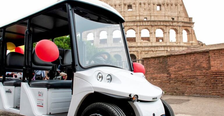 Rome Luxury Birthday Golf Cart Experience
