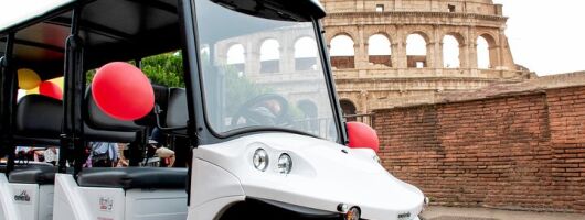 Exclusive Luxury Golf Cart Birthday Tour in Rome