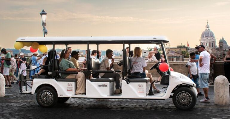 Rome Private Birthday Golf Cart Tour