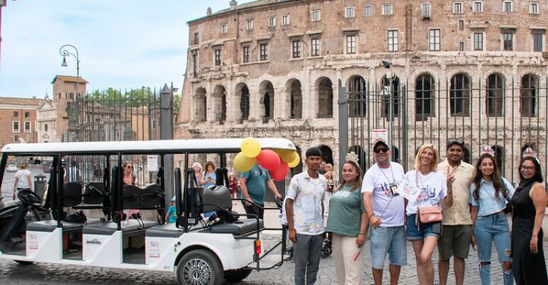 Rome Private Golf Cart Historical Tour