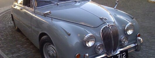 Tour of Roman Hills in Vintage Jaguar MKII